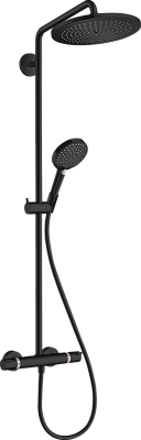 Душевая система Hansgrohe Croma Select S 280 1 режим струи, матовый черный 26890670