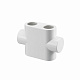 Декоративный кожух Oventrop для Multiblock T, прямой, белый