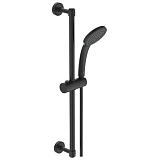 Душевой гарнитур Ideal Standard IDEALRAIN SOFT M1 , 1-функциональной душевой лейки, диаметр 100 мм, матовый черный BD142XG