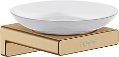 Мыльница Hansgrohe AddStoris шлифованная бронза 41746140