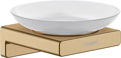 Мыльница Hansgrohe AddStoris шлифованная бронза 41746140