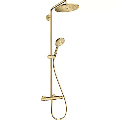 Душевая система Hansgrohe Croma Select S 280 1 режим струи, золото 26890990