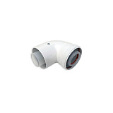 Угол Camino 90 градусов 60/100 mm Condensing (мама-папа) (CE.00.34 C)