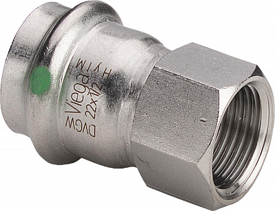 Соединение Viega с внутренней резьбой 35 мм х Rp 1 1/4 , Sanpress Inox, модель 2312