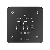 Комнатный термостат Ридан сенсорный RSmart-FB с Wi-Fi подключением 230V, встраиваемый, черный (088L1144R)