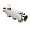 Коллектор VALTEC SQ из нержавеющей стали, шаг 50 мм 1x3/4(Евроконус)x2 (VTc.505.SQ.060502)