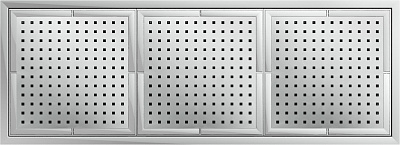 Верхний душ Nobili тройной AD139/38CCR Chrome 62x22 см, хром