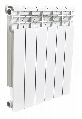 Алюминиевый секционный радиатор отопления Rommer Profi 500 (AL 500х80х100) / 4 секции