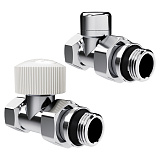 Набор термостатический Royal Thermo для радиатора, Design прямой, М30х1,5, 3/4, хром