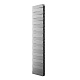 Биметаллический секционный радиатор отопления Royal Thermo PianoForte Tower Silver Satin 300 / 22 секций нижнее подключение
