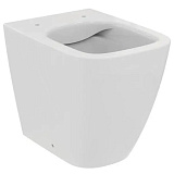 Унитаз напольный Ideal Standard T459401 i.life S пристенный безободковый -соло, технология RimLS+, горизонтальный (универсальный) выпуск, с крепежом