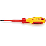 Отвертка KNIPEX PlusMinus PH/S 2 тонкая VDE, длина стержня 100 мм, 212 мм, диэлектрическая, 2-компонентная рукоятка