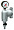 Фильтр для воды FAR 100мкм, с магнитом, с манометром, Max: 95 C, 25 бар. поворотный 3/4 ВР