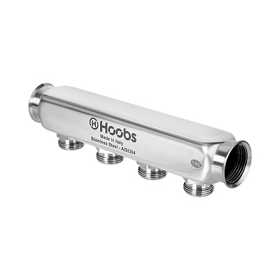Коллектор HOOBS , без регулировки, 1 х 3/4 -2 вых . Коллектор HOOBS , без регулировки, 1 х 3/4 -2 вых .