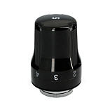 Термостатическая головка UNI-FITT DX M30х1,5, чёрная