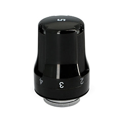 Термостатическая головка UNI-FITT DX M30х1,5, чёрная