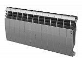 Биметаллический секционный радиатор отопления Royal Thermo Biliner 350 / Silver Satin / 12 секций