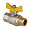 Кран шаровой газовый VALTEC Valgas 1/2 ВН, бабочка