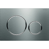 Кнопка смыва Geberit Sigma 20, двойной смыв, сталь 115.882.SN.1