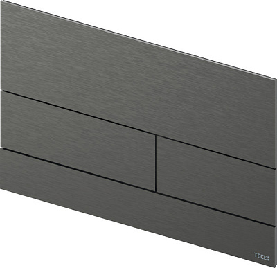 Панель смыва TECE square II, металл, PVD Brushed Black Chrome Панель смыва TECE square II, металл, PVD Brushed Black Chrome