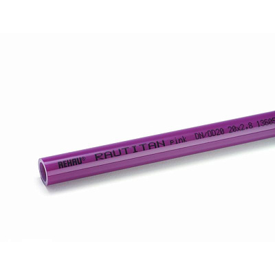 Труба Rehau RAUTITAN pink из сшитого полиэтилена PE-Xa с кислородозащитным слоем, 32х4,4 мм Труба Rehau RAUTITAN pink из сшитого полиэтилена PE-Xa с кислородозащитным слоем, 32х4,4 мм