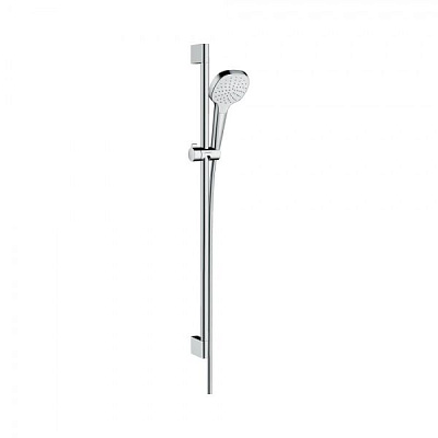 Душевой гарнитур Hansgrohe Croma Select E, 90 см, белый/хром