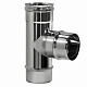 Тройник Вулкан VHR d115, 90 град., AISI 321 (матовая)