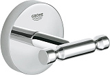 Двойной крючок Grohe BauCosmopolitan для ванной хром 40461001