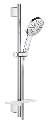 Душевой гарнитур Grohe Rainshower SmartActive 130 III, душевая штанга 600 мм, шланг 1750 мм, хром 26546000