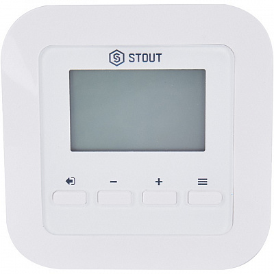 Комнатный терморегулятор Stout ST-295v3, проводной, двухпозиционный, белый (STE-0101-029531) Комнатный терморегулятор Stout ST-295v3, проводной, двухпозиционный, белый (STE-0101-029531)