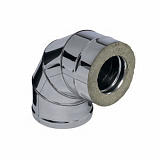 Сэндвич-колено FERRUM 90гр. (430/0,5мм + оц.) Ф120х200