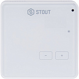 Комнатный терморегулятор Stout R-8z, беспроводной, белый, 230 B (STE-0101-008003)