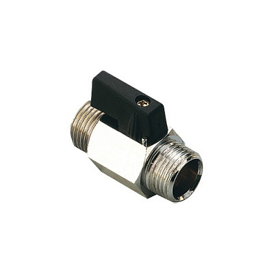 Кран шаровой Tiemme SMALL 2902мини НН 1/2 флажок черный