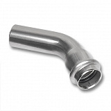 Отвод Sanha 9040, 45 гр. ВПр-НПр, нержавеющая сталь, 15