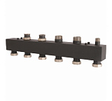 Стальной распределительный коллектор Rommer 3(4) отопительных контура 1 1/2 x 1 1/2