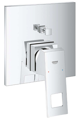 Встраиваемый смеситель Grohe для ванны с душем Eurocube хром 24062000