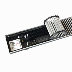Внутрипольный конвектор с вентилятором KVZ Vent 300-70-1400-2V