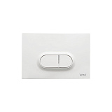 Кнопка смыва Vitra Loop O для инсталляции, белый глянец