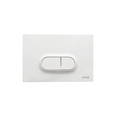 Кнопка смыва Vitra Loop O для инсталляции, белый глянец