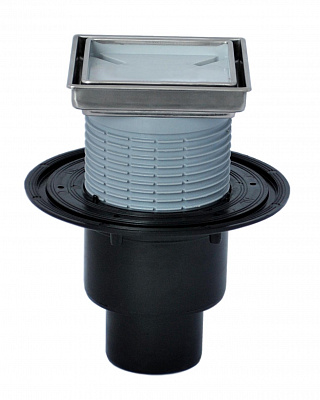 Трап HL 310NPr-3000 с Сухим сифоном, с решеткой 3020