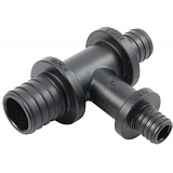 Тройник KAN-therm PPSU Push редукционный 25х3,5/14х2/18х2,5