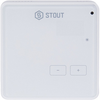Комнатный терморегулятор Stout R-10z, проводной, белый (STE-0101-010003) Комнатный терморегулятор Stout R-10z, проводной, белый (STE-0101-010003)