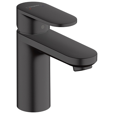 Смеситель для раковины Hansgrohe Vernis Blend 100, без донного клапана, матовый черный Смеситель для раковины Hansgrohe Vernis Blend 100, без донного клапана, матовый черный