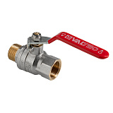 Кран шаровый VALTEC полнопроходной, ГОСТ, стальная рукоятка Дн 20 вн.-нар.