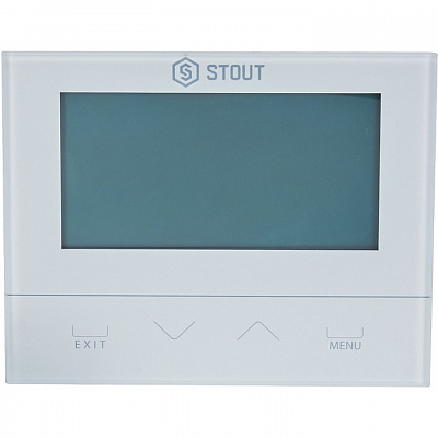 Комнатный терморегулятор Stout ST-292v3, проводной, двухпозиционный, белый (STE-0101-029231)