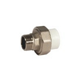 Муфта полипропиленовая Kalde комбинированная разъёмная, 32 x 1 НР