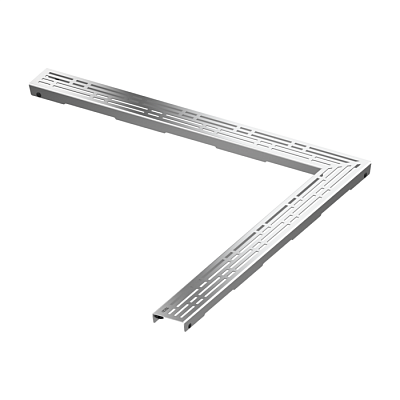 Декоративная решетка TECE TECEdrainline basic угловая, 1200х1200 мм, глянцевая
