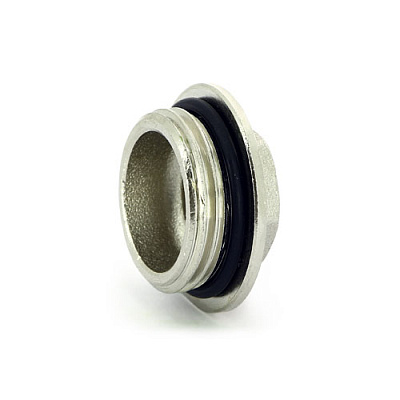 Заглушка UNI-FITT Н 1 с прокладкой O-RING, никелированная (609N4000)