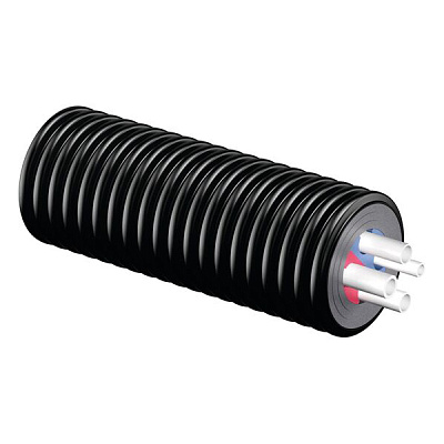 Теплоизолированная труба в кожухе Usystems Quattro PE-Xa 2x25x2,3-25x3,5-20X2,8/175
