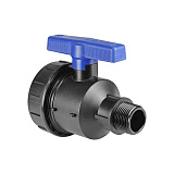 Кран шаровой Valfex ПНД компрессионный НР/ВР разборный 1 1/2x2 Ду46